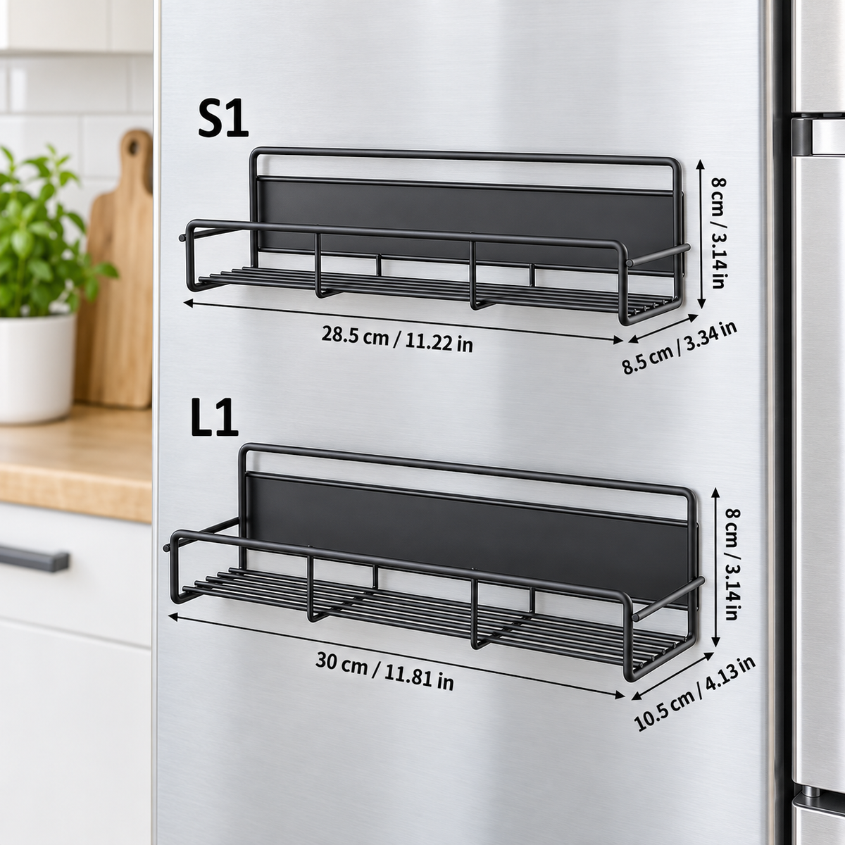 Strong Magnetic Storage Spice Rack