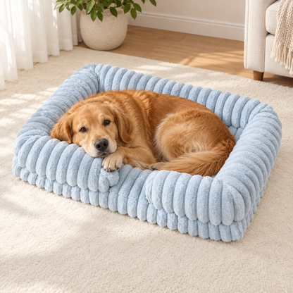 Calming Orthopedic Dog Bed With Waterproof Removable Cover