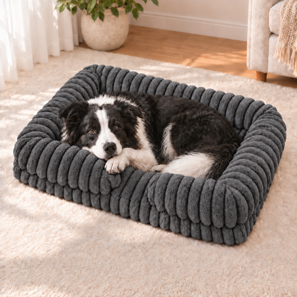 Calming Orthopedic Dog Bed With Waterproof Removable Cover