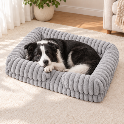 Calming Orthopedic Dog Bed With Waterproof Removable Cover