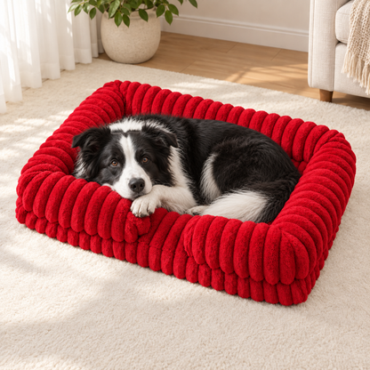 Calming Orthopedic Dog Bed With Waterproof Removable Cover