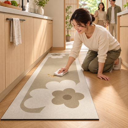 Japanese-Style Absorbent Non-Slip Diatomite Kitchen Floor Mat