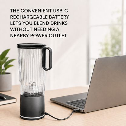 Portable USB Rechargeable Smoothie Blender - 600ml | 20floz