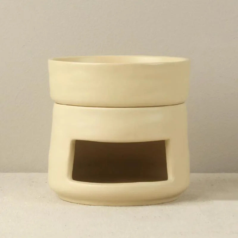 Modern Simplicity Style  Ceramic Aromatherapy Burner Essential Oil Furnace Indoor Smell Fragrance Censer Home Decor