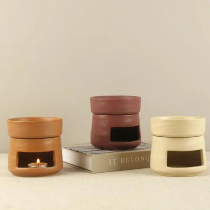 Modern Simplicity Style  Ceramic Aromatherapy Burner Essential Oil Furnace Indoor Smell Fragrance Censer Home Decor