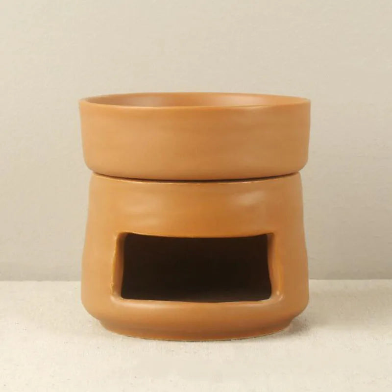 Modern Simplicity Style  Ceramic Aromatherapy Burner Essential Oil Furnace Indoor Smell Fragrance Censer Home Decor