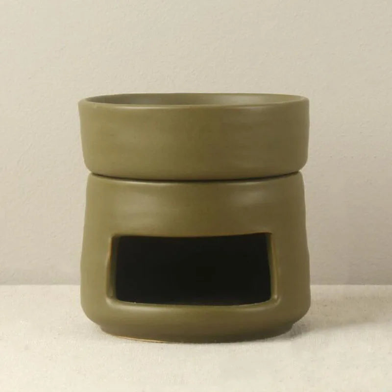 Modern Simplicity Style  Ceramic Aromatherapy Burner Essential Oil Furnace Indoor Smell Fragrance Censer Home Decor