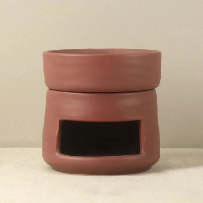 Modern Simplicity Style  Ceramic Aromatherapy Burner Essential Oil Furnace Indoor Smell Fragrance Censer Home Decor
