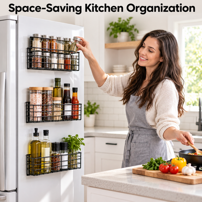 Strong Magnetic Storage Spice Rack