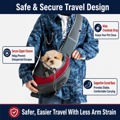 Universal Breathable Pet Carrier Shoulder Backpack