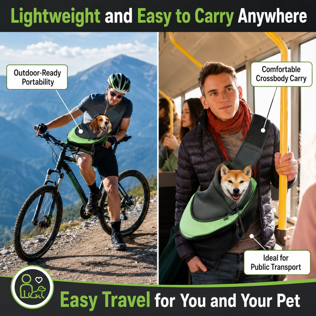 Universal Breathable Pet Carrier Shoulder Backpack